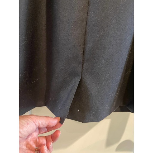 J. CREW Black Wool Midi Dress - Size 12 - NEW! - Picture 11 of 12